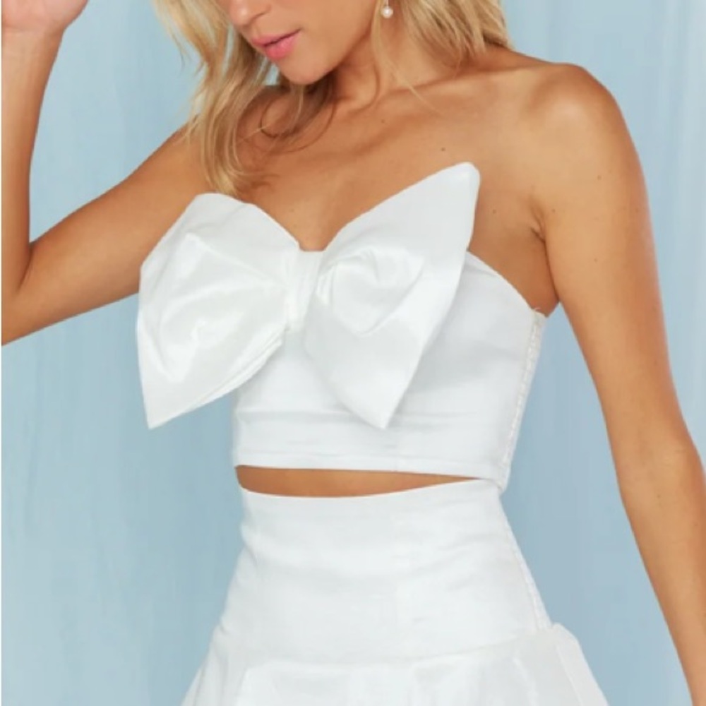 Show Me Your Mumu Big Bow Top Size Small